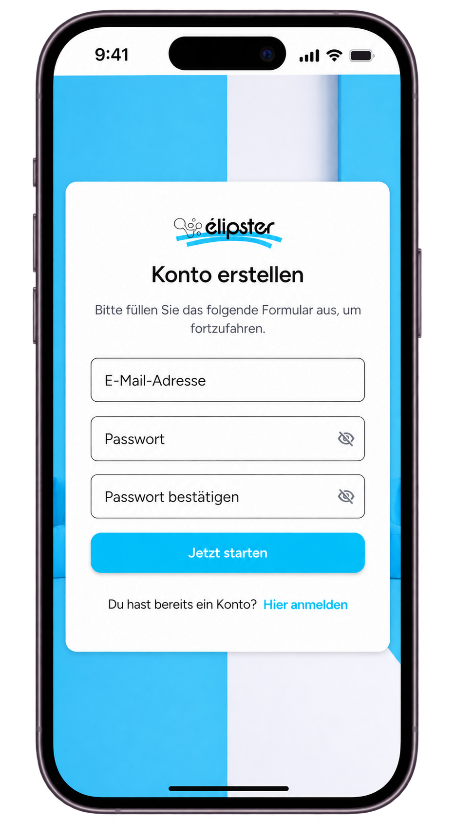 SignUp_élipsterApp